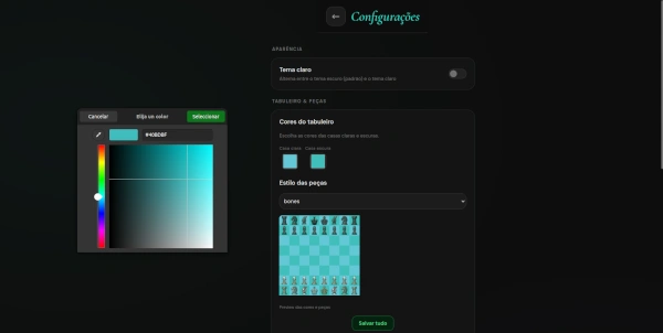Configurações Desktop